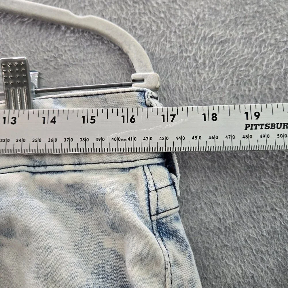 True Religion Men Jeans 32 Blue Acid‎ Wash Skinny Denim Mid Rise 33